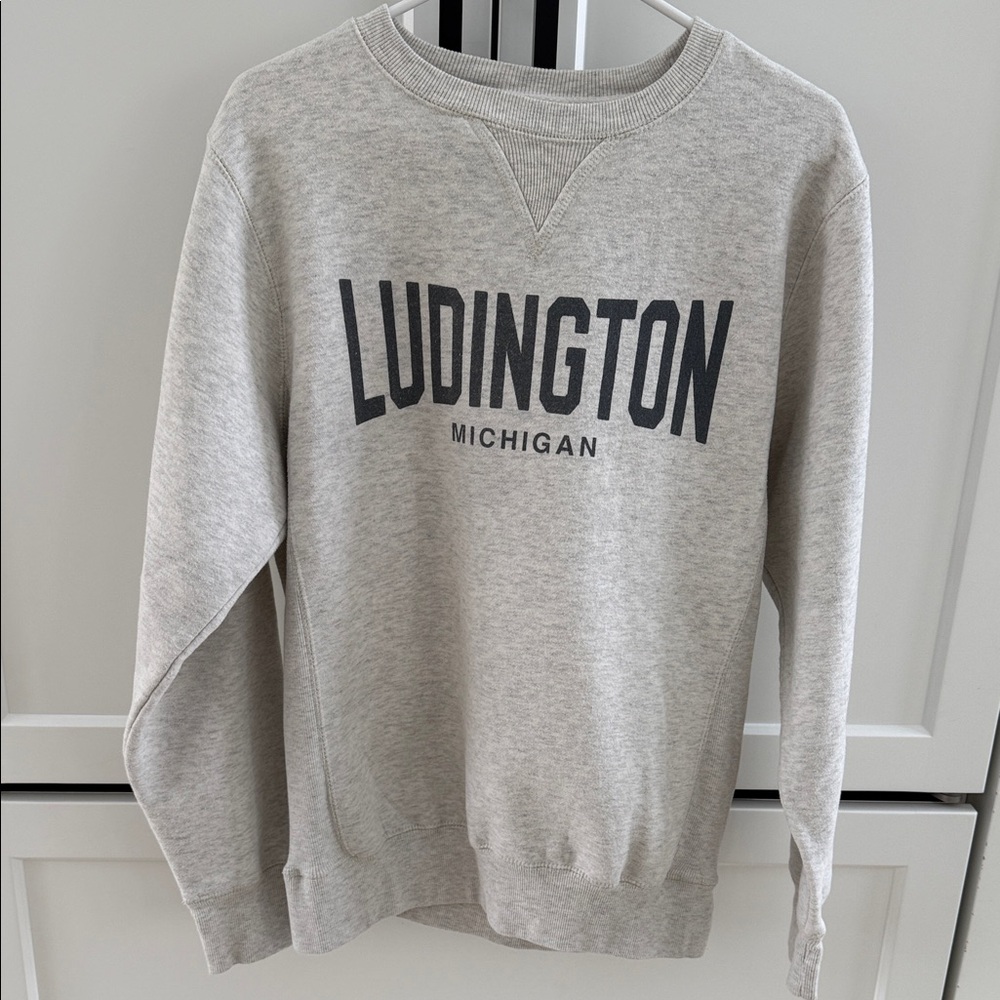 Artisan Light Gray Crewneck Sweater